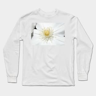 White clematis (Clematis), Germany Long Sleeve T-Shirt